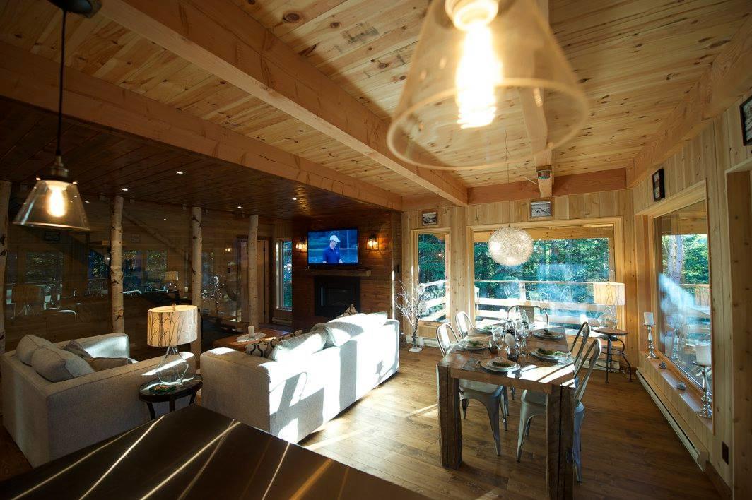 Les Bouleaux - Les Chalets Spa Canada La Malbaie Exterior photo